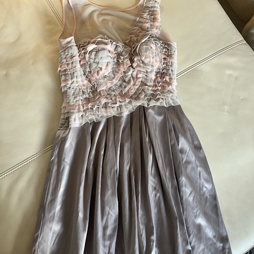 Nine West Pink and Gold Formal Dress